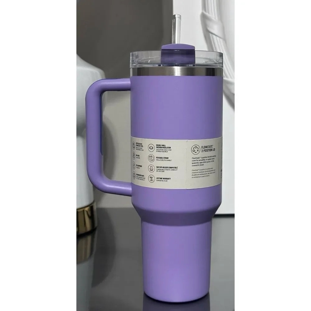 Stanley Quencher H2.0‎ FlowState Tumbler 40oz, LAVENDER - Picture 2 of 4